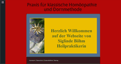 Desktop Screenshot of klassische-homoeopathie-neumarkt.de